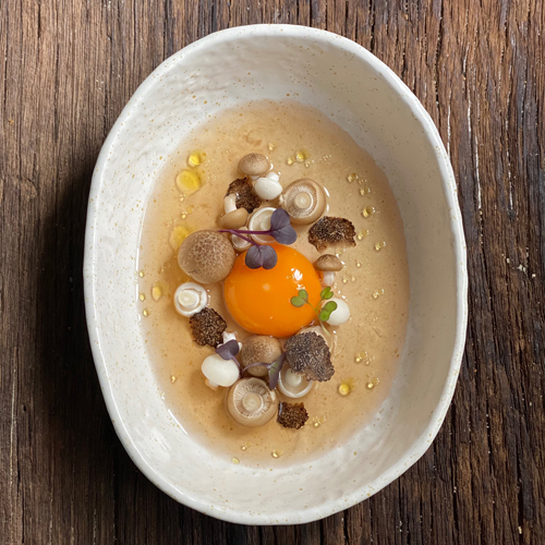 sopa polllo setas trufa receta fagor