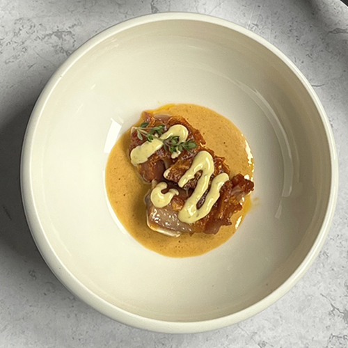 oreja de cerdo con jalapeños